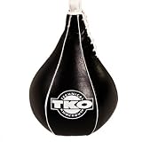 TKO Pro Style 11" x 8" Leather Speed Bag 503LSB-BW-11