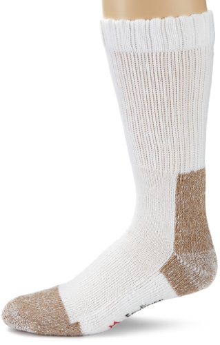 Fox River Steel-Toe Mid-Calf Boot Work Sock (White, Medium)