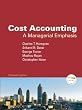 Cost Accounting: A Managerial Emphasis, 13th Edition