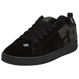 DC Men's Court Graffik Sneaker,Carbon/Battleship,10.5 M
