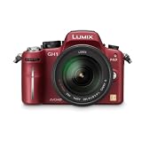 Panasonic Lumix DMC-GH1KEG9R Systemkamera (12 Megapixel, 7,6 cm Display, LiveView, Full-HD) rot mit 14-140 mm Objektiv schwarzvon "Panasonic"