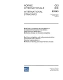 IEC 60945 Ed. 4.0 b:2002, Maritime navigation and radiocommunication equipment and systems - General requirements - Methods of testing and required test results