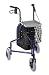 Duro-Med 3-wheel Aluminum Rollator, Royal Blue