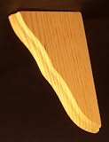 Waddell Keyhole Corbel 3x5 Pine Wood Bracket [CAPITOL CITY LUMBER]