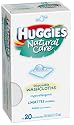 Huggies Natural Care Disposable Washcloths, 20-Count Pack 4-Pack