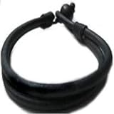 Black Double Strand Leather Bracelet
