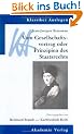 Jean-Jacques Rousseau: Vom Gesellschaftsvertrag oder Prinzipien des Staatsrechts