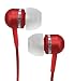 Coby Jammerz Platinum High-Performance Isolation Stereo Earphones CVEM79RED (Red)