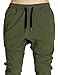 Italy Morn Men Drop Crotch Joggers Pants Sports Jogging Casual Sweatpant M Olive