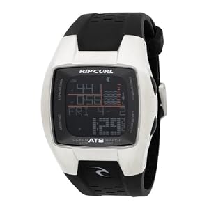 Rip Curl Men's A1027-BLK Bells Oceansearch Black Stainless Steel Tide Watch