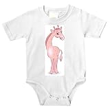 Onesie with cartoon, animal, giraffe