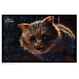 Alice in Wonderland Movie (Cheshire Cat) Flocked Blacklight Poster Print - 22x34