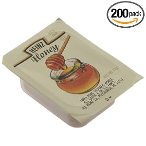Heinz Honey, 0.42-Ounce Single Serve Packages (Pack of 200) by Heinz