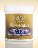 100% Unrefined Certified Grade A Shea Butter with a Hint of Organic Lavender Essential Oil 16 oz. By AAA Shea Butter