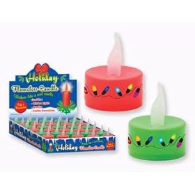 Holiday Flameless Flickering Candles (one per order)