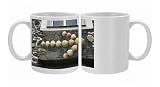 Direction of the Camino set out in scallop shells, A Coruna, Galicia, Spain, Photo Mugs