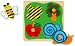 Jumbo Spiele 18021 - Holzpuzzle Biene, Apfelbaum und Schnecke