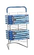 Atlantic 6373-5592 Nestable 16-Blu-ray DVD Wire Rack