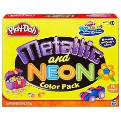 PLAY-DOH METALLIC AND NEON COLOR PACK