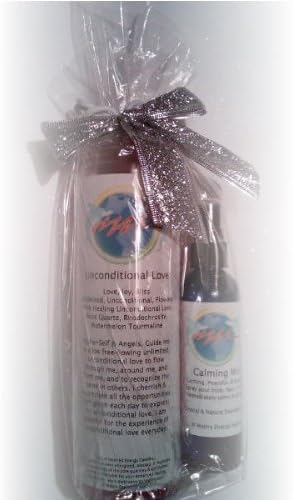Matrix Energy Healing :: Gift Set :: Unconditional Love Candle (Pink) & 2 oz. Calming Energy Mist