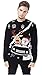 V28® Men's Christmas Reindeer Snowman Penguin Santa and Snowflake Sweater (Medium, CarRace)