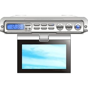 Curtis KCR2622UK Under Cabinet Mounted 8.4inch LCD TV/Clock/Radio