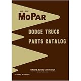 1961 1962 DODGE TRUCK Parts Book List Guide Catalog by Dodge