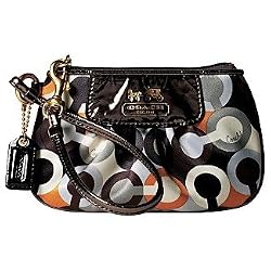 Coach Op Art Signature Wristlet Bag 41995