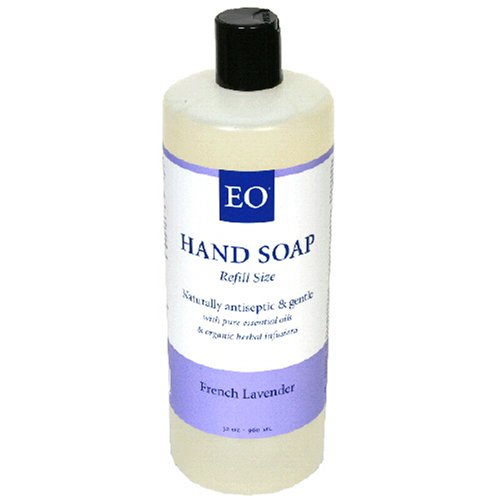 EO Hand Soap, Refill Size, French Lavender, 32 oz (960 ml) (Pack of 2) by EO