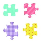 Puzzle Pieces Wall Decals Stickers