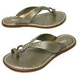 Bernardo -- *Mickey Pewter Vintage Metalic -- Women's Shoes,Comfort Shoes,Sandals,Thong,Flats