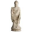 Stone Finish Standing Buddha Statue