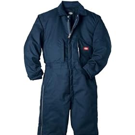 Dickies Mens Insulated Coverall - Twill Size:M x Regular Color:Dark Navy