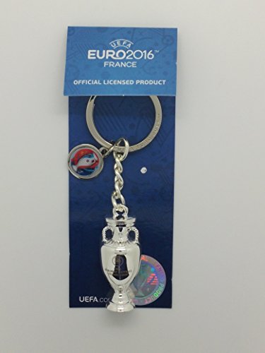 EM 2016 Schlüsselanhänger Trophy mit Logo Tag EURO Frankreich France