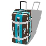BoGi Koffer Reisetasche Trolley Koffer 85l cyan 208598
