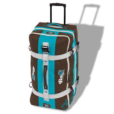 BoGi Koffer Reisetasche Trolley Koffer 85l cyan 208598