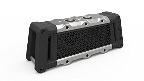 FUGOO TOUGH Portable Bluetooth Surround Sound Speaker with Two (2) FUGOO Style Jackets (RED & CHARCOAL)