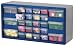 Akro-Mils 10726 CFT 26-Drawer Plastic Parts Storage Hardware and Craft Cabinet, 20-Inch by 10-Inch by 6-1/2-Inch, Blue/Grey