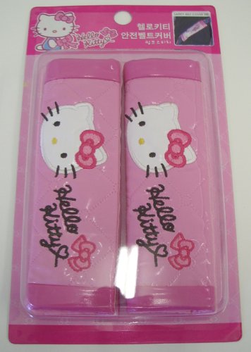 Hello Kitty Sanrio Seat Belt Shoulder Pad - Pair