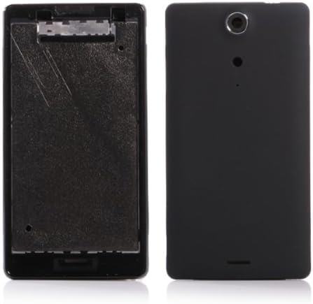 Genuine New Back Door Battery Cover with Middle Bezel Frame Full Housing Body for Sony Xperia TX LT29i LT29 (Black)