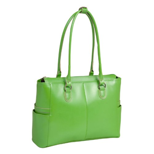McKleinUSA WILLOW SPRINGS 96561 Green Leather Ladies' Briefcase