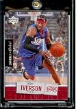 2005 06 Upper Deck Rookie Debut Allen Iverson Philadelphia 76ers Basketball Card #69 - Mint Condition - In Protective Display Case !!