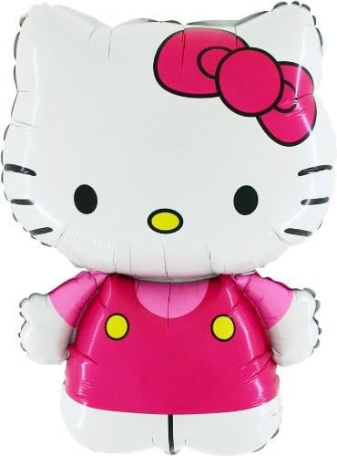 12 Inch Hello Kitty Dressed In Pink Foil Balloon (M24) [Toy]