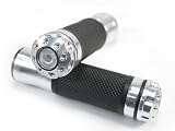 Universal Motorcycle Sport Bike Chrome Hand Grips Bar Sliders MOTORCYCLE APRILLA BMW DUCATI TRIUMPH HONDA YAMAHA KAWASAKI SUZUKI Polaris Suzuki Yamaha Dirt Bikes Offroad KTM DIRT BIKE