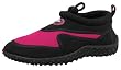 Wax Girls Aqua Shoes Black/Fuchsia