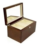 Large Luxury Jewellery Box (Dark Wood - Matt)