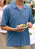 Big Mens Silk Blend Camp Shirt by Port Authority Signature (Big & Tall and Regular Sizes)