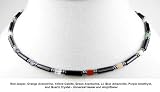 Damali Healing Energy Power Necklaces - MN1-Sterling Silver Chakra Spiritual Balance Gemstone Beaded Necklacess