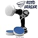 RotoEraser | Drill Powered Magic Cleaning Eraser Sponges | High Density Melamine Scrubber Pads with Drill Attachment for The Bathroom, Kitchen, Floors, Baseboards, Grout, Magic Marker, Walls & More