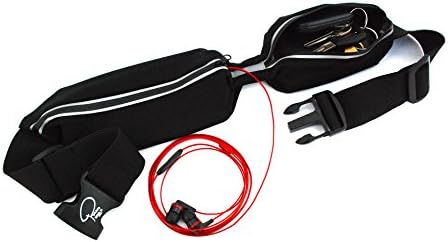 Running Belt - Fitness Waist Pack, Fits iPhone 6 Plus, No Need to Flip. 2 Waterproof Pockets. Secure & Protect Your Cellphone, Keys & Money While Running, Jogging, Cycling, Walking, Hiking or Just Walking the Dog! Fits Most Smartphones. Lifetime Warranty